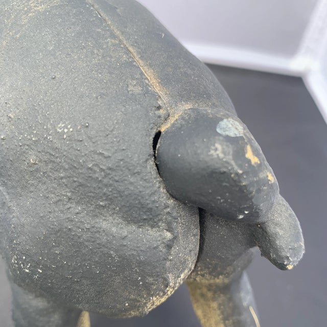 Iron French Bulldog Doorstop For Sale - Image 9 of 13