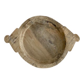 Rustic Parat Wood Tray For Sale
