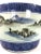 Ceramic Vintage Chinese Blue & White Porcelain Planter, Wrap Around Shan Shui Mountain & Water Landscapes For Sale - Image 7 of 11