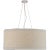 Kate Spade New York for Visual Comfort Signature Walker Large Hanging Shade in Light Cream with Natural Linen Shade For Sale