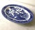 Asian Vintage Blue Willow Porcelain Platter For Sale - Image 3 of 4