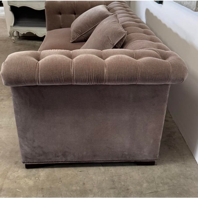 Transitional Kent Tufted Sofa by Hickory Chair For Sale - Image 3 of 13