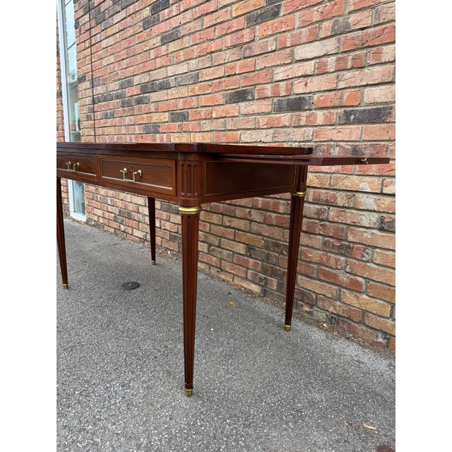Wood 19th Century French Louis XV Leather Desk For Sale - Image 7 of 13