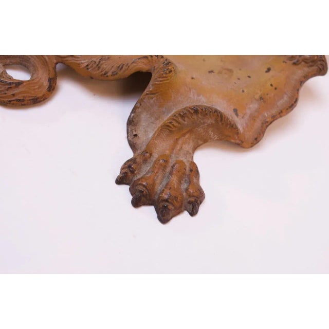 19th Century Victorian Cast Iron "Lion" Inkwell For Sale - Image 11 of 13