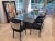 1990s Goatskin Dining Table With Glass Top and Brass For Sale - Image 10 of 13