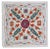 20"x20" Silk Hand Embroidery Cushion Cover. Handmade Pillow. Modern Lace Pillow For Sale