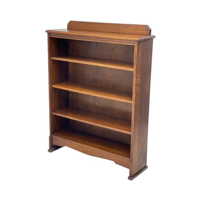 Brown Vintage Traditional English Book Case Uk Import For Sale - Image 8 of 8