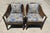 Wood Authentic McGuire Vintage Rattan Barrel Back Lounge Chair Pair For Sale - Image 7 of 15