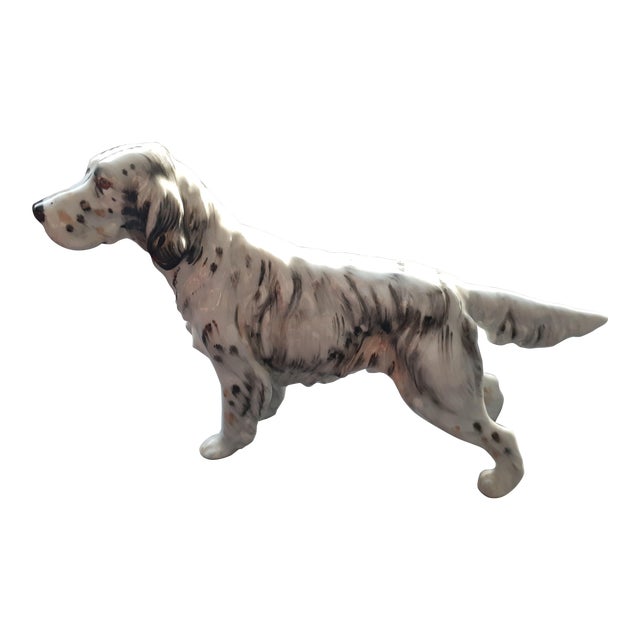 1980s Royal Doulton English Setter Dog Figurine Chairish