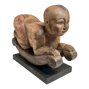 Baby Buddha Statue on Low Profile Formica Base