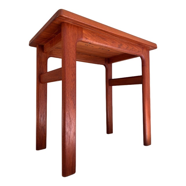 Teak Side Table by Niels Bach For Sale