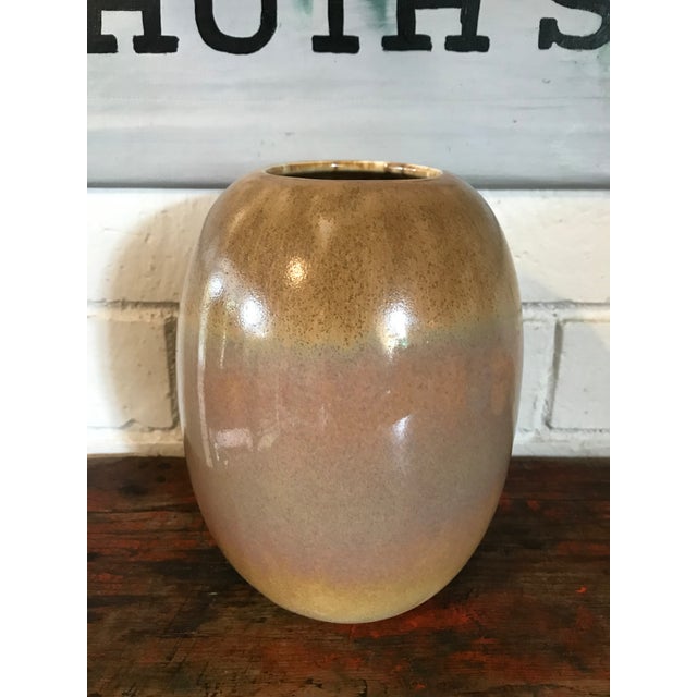 1980s Vintage Villeroy Boch Pottery Beige Vase Chairish