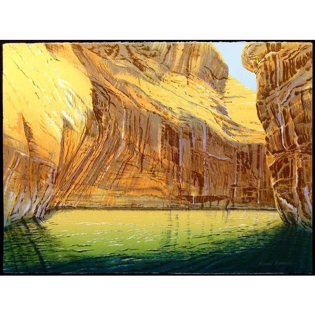 Merrill Mahaffey" Powell Cove" Hand Signed Ltd Ed Lithograph For Sale