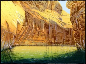 Merrill Mahaffey" Powell Cove" Hand Signed Ltd Ed Lithograph