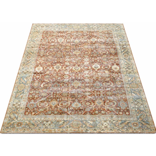 1960s Persian Mahal Rug For Sale In Los Angeles - Image 6 of 6