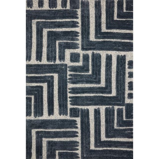 Loloi II Hagen Rug, Blue / White - 3'-7" x 5'-7" For Sale