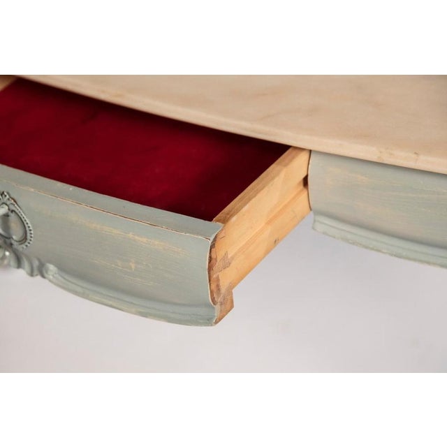 Vintage Dressing Table with Distressed Finish, 1970s, Set of 4 For Sale - Image 14 of 18