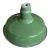 Vintage Industrial Style Green Metal Lamp Shade For Sale