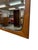 1960s Mid-Century Danish Modern Clark Eaton Teak Bevelled Wall Mirror For Sale - Image 5 of 8