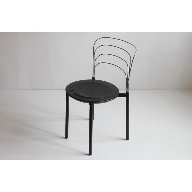 Italian Delfina Dining Chairs by Giuseppe Raimondi for Tetide, 1987, Set of 4 For Sale - Image 4 of 14