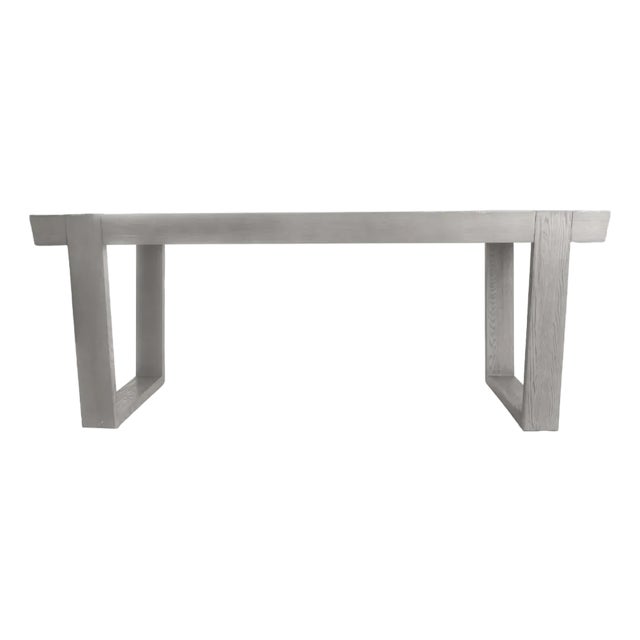 Antoccino Oak Desk from Restoration Hardware For Sale