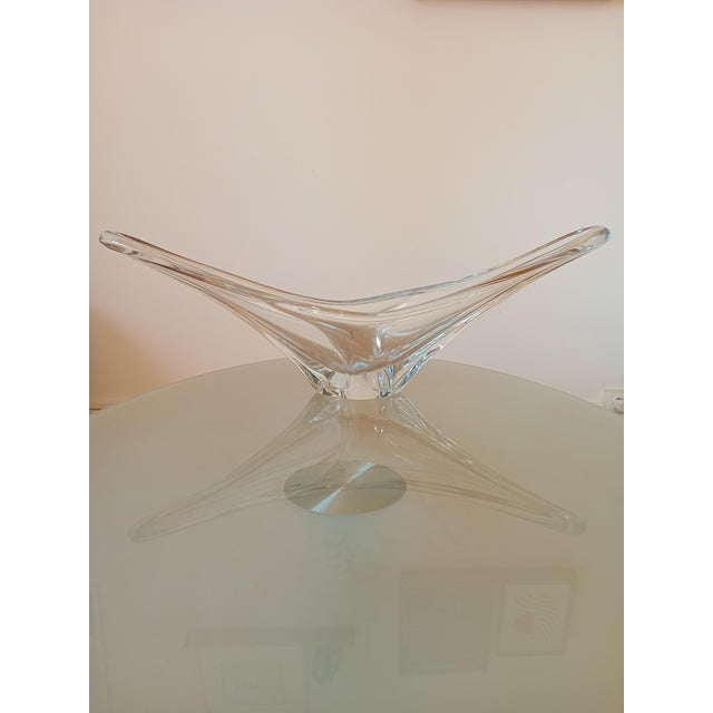 Crystal Bowl from Daum, France For Sale - Image 6 of 6
