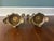Antique French Rococo Style Solid Brass 3-Light Candelabras - A Pair For Sale - Image 11 of 14