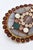 1950s Vintage Inlay Agate, Quartz, Garnets Pierced Dangle Earrings , 1950's Pair Of For Sale - Image 5 of 8