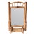 Small Bamboo Frame Mirror With Shelf For Sale