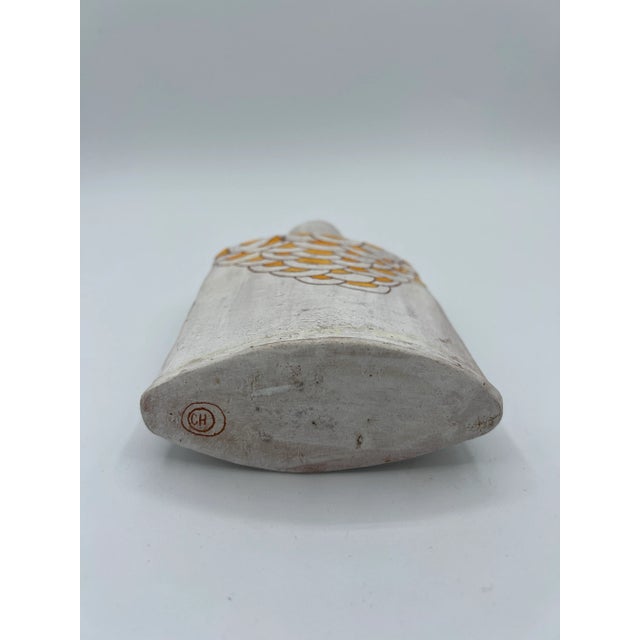 Vintage Initial Signed Studio Pottery Vase For Sale - Image 4 of 7