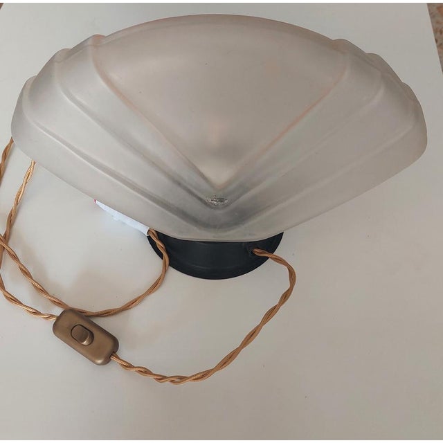 Murano Glass Table Lamp from Mazzega, 1950s, in Good conditions. Designed 1920 to 1949 This piece has an attribution mark,...