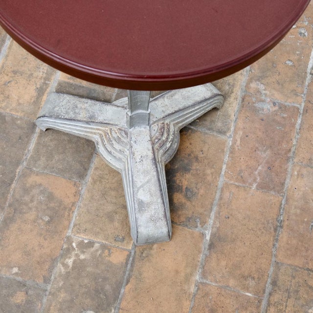 Vintage Louis Vuitton Table in Cast Iron, 1930s, in Very Good conditions. Designed 1920 to 1949 This piece has an...