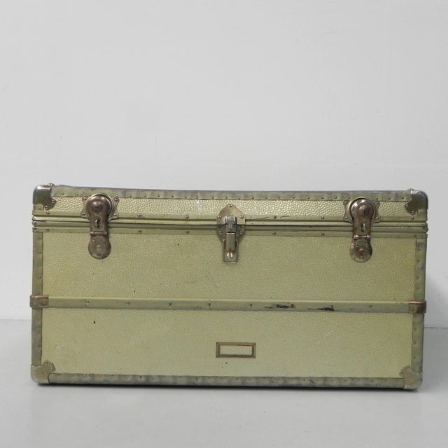Vintage Aluminum Clad Chest For Sale - Image 16 of 18