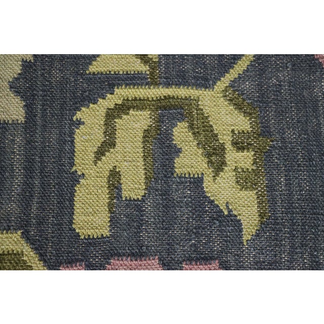 Textile Floral Kilim Bench For Sale - Image 7 of 8