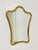 Mid-Century Wall Mirror in Curved Gilt Wood, 1950s For Sale - Image 3 of 15