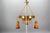 Art Nouveau French Brass Chandelier with Pâte De Verre Glass by Noverdy, 1920s For Sale - Image 12 of 18