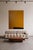 Bring timeless serenity to your home with this unique abstract painting. Hand-painted in rich ochre and deep black, *MB 2*...