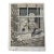 Original. Signed Graphite Illustration of Children Watching Birds at a Snowy Window, 10.5 × 8 In. For Sale
