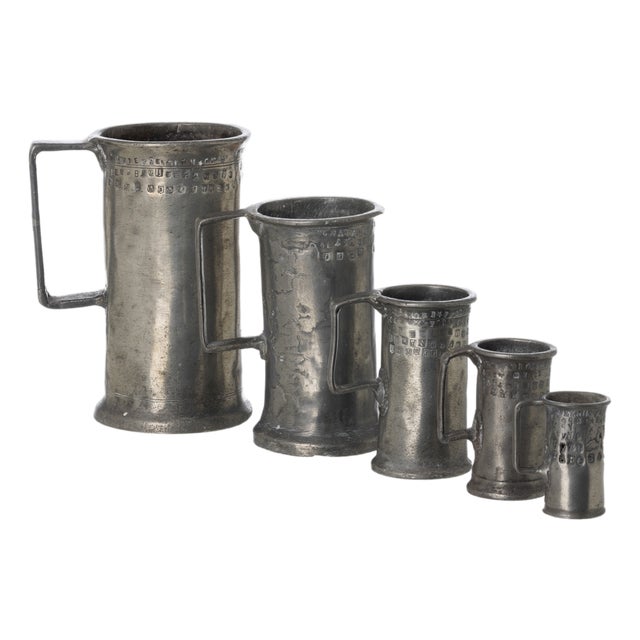 Mugs, 1800s, Set of 5 For Sale