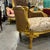 Chaise Lounge French Style Light Brown Velvet With Gold Details For Sale - Image 10 of 10