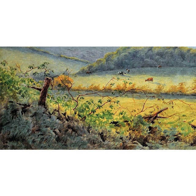 Green John Bedloe Goddard, Kimmeridge Bay & the Clavell Tower, The Purbecks, Dorset, 1876, Watercolor, Framed For Sale - Image 8 of 18