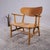 Mid-Century Modern CH22 Armchair in Oak with Seat in Paper Cord by Hans J. Wegner for Carl Hansen & Son, Denmark, 1950s For Sale - Image 3 of 11