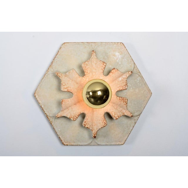 Fat Lava Sconce from Hustadt Leuchten, 1970s, in Flawless conditions. Designed 1970 to 1979 This piece has an attribution...