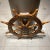 Burnt Umber Early 20th Century Ships Wheel For Sale - Image 8 of 13