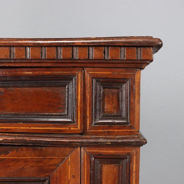 Baroque Bedside Table in Walnut For Sale - Image 5 of 10