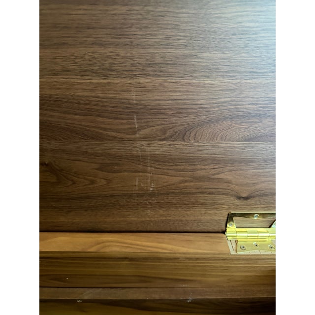 1990s Handmade Black Walnut Blanket Chest For Sale - Image 12 of 13