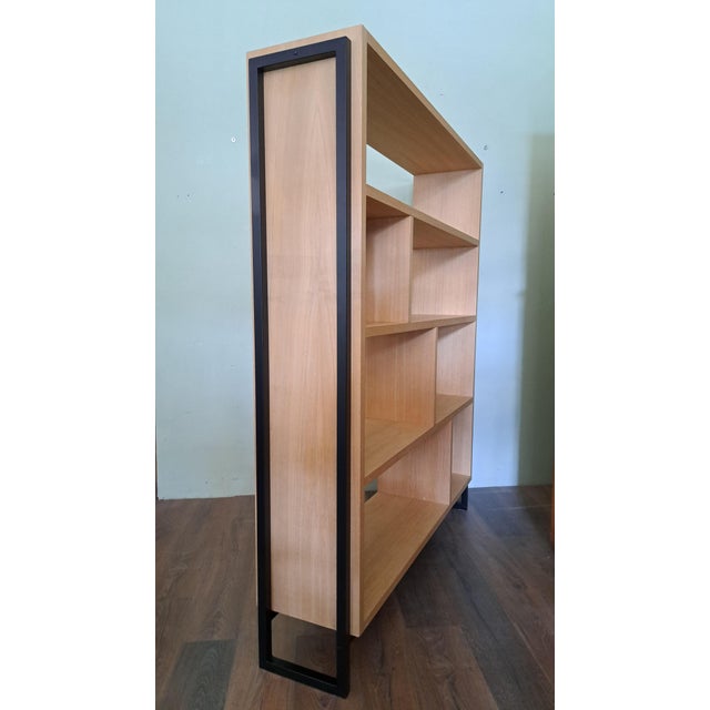 Vintage Wooden and Iron Bookcase Shelf, 2010s For Sale - Image 6 of 7