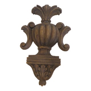 Vingtage Decorative Carving For Sale
