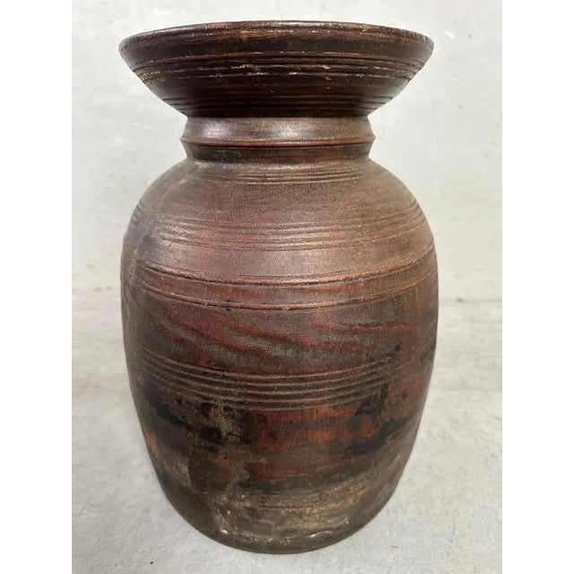 Brown Vintage Wooden Jug, 1930s For Sale - Image 8 of 11