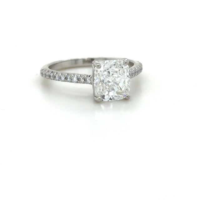Tiffany & Co., 2.02 Carat Brilliant Cut Diamond "Novo" Engagement Ring, Size 6 For Sale In Chicago - Image 6 of 6